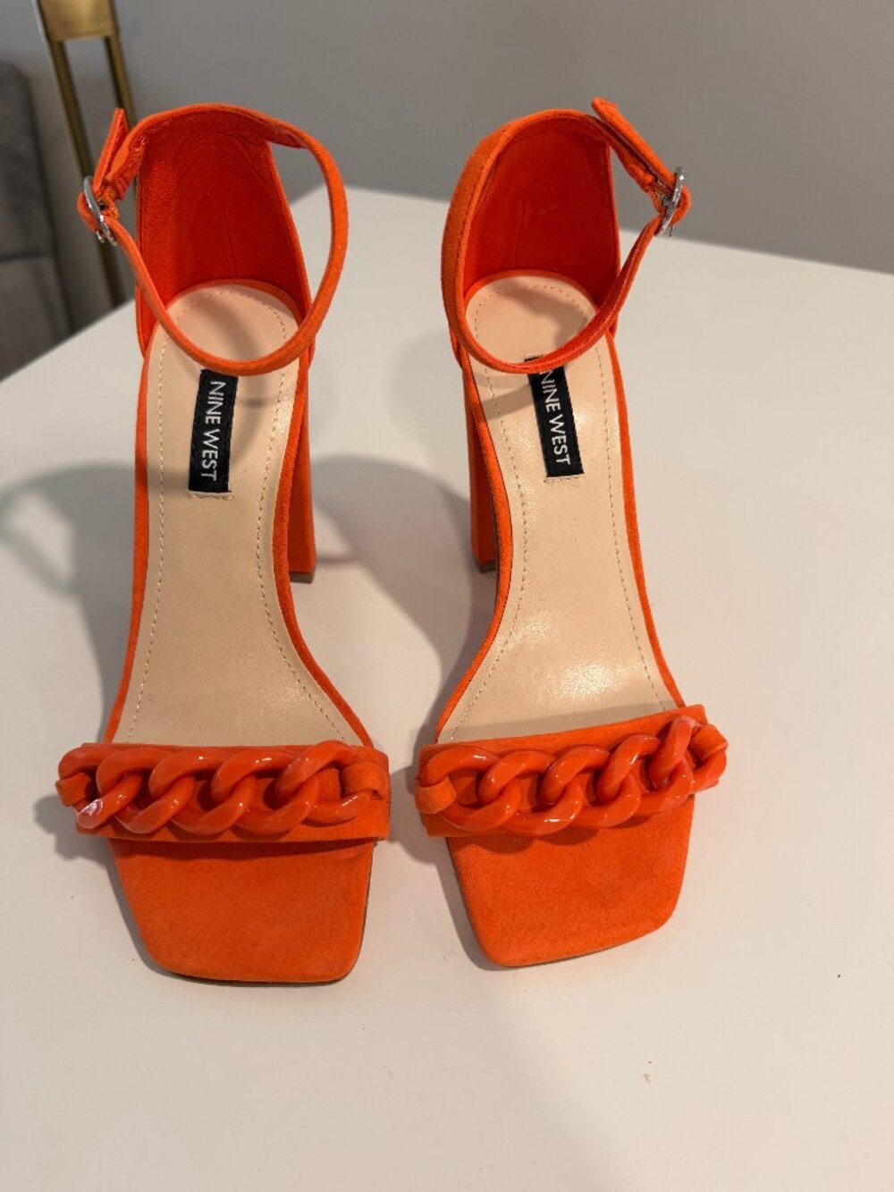 Nine West Orange Heels